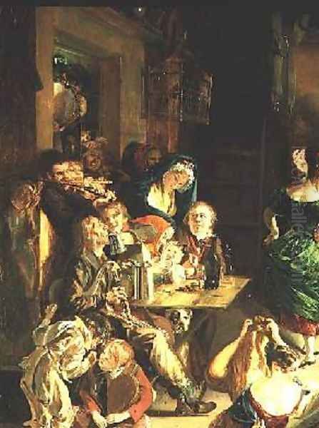 Snapp Apple Night Oil Painting by Daniel Maclise