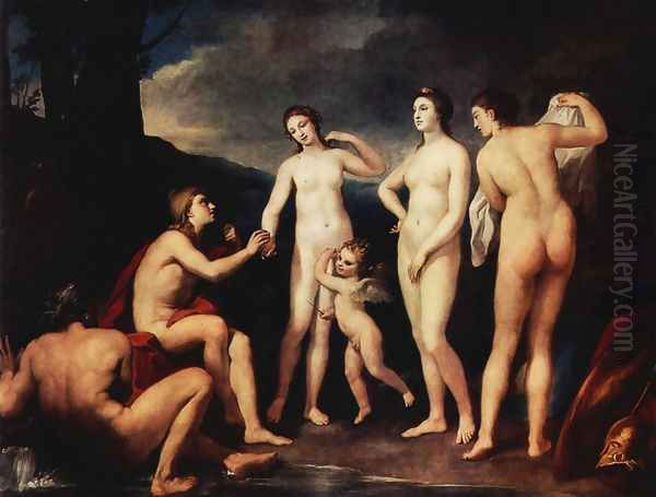 Judgement of Paris Oil Painting by Anton Raphael Mengs