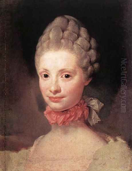 Maria Luisa of Parma 1765 Oil Painting by Anton Raphael Mengs