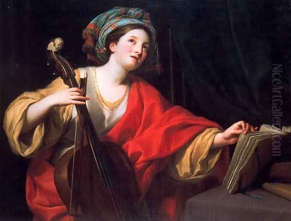 St. Cecilia Oil Painting by Anton Raphael Mengs