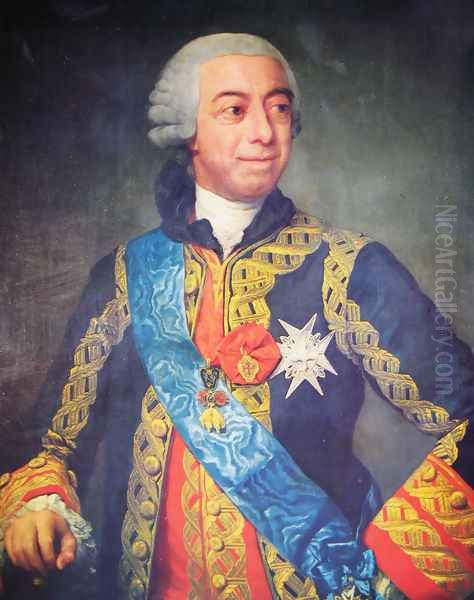 Fernando de Silva Alvarez de Toledo XII Duke of Alba and Huescar Oil Painting by Anton Raphael Mengs