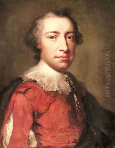 Portrait of a Gentleman Oil Painting by Anton Raphael Mengs