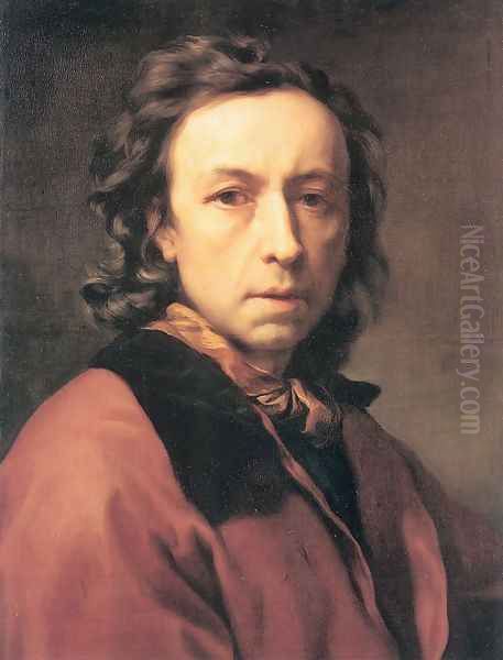 Self-Portrait 1779 Oil Painting by Anton Raphael Mengs