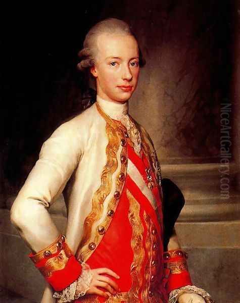 Grand Duke Peter Leopold of Tuscany Oil Painting by Anton Raphael Mengs