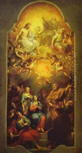 Pentecost Oil Painting by Anton Raphael Mengs