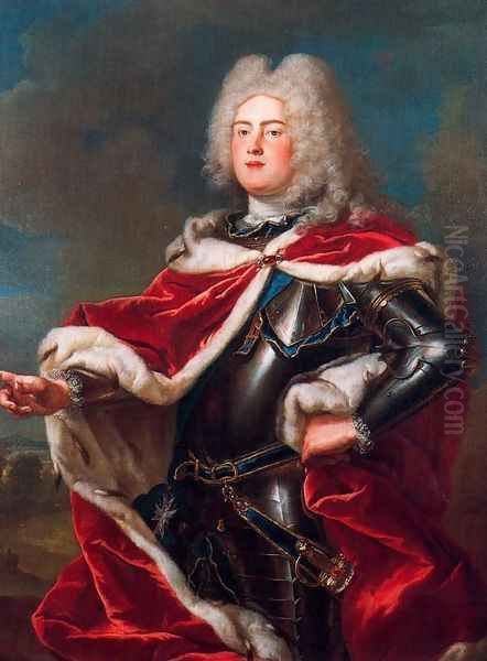 Portrait of Frederick Augustus II, Elector of Saxony Oil Painting by Anton Raphael Mengs