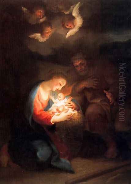 Birth of Christ Oil Painting by Anton Raphael Mengs