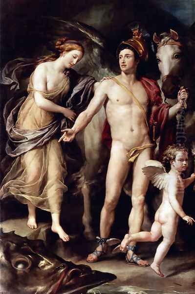 Perseus and Andromeda Oil Painting by Anton Raphael Mengs