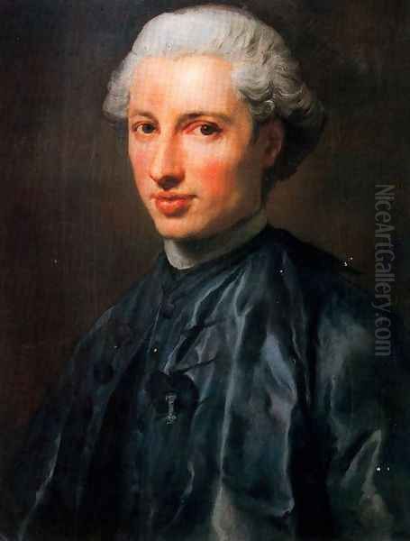 Monsignor Onorato Maria Caetani Oil Painting by Anton Raphael Mengs