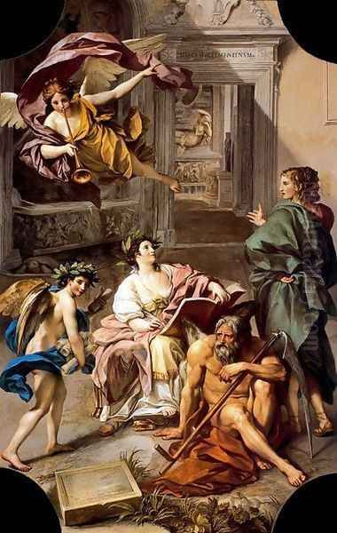 Allegory of History Oil Painting by Anton Raphael Mengs