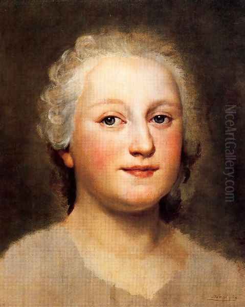 Portrait of a princess Oil Painting by Anton Raphael Mengs