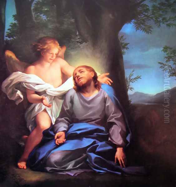 Prayer in the garden Oil Painting by Anton Raphael Mengs