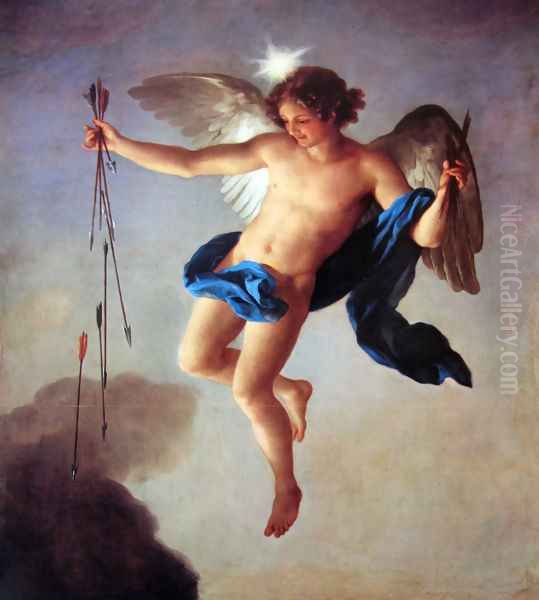 The afternoon Oil Painting by Anton Raphael Mengs