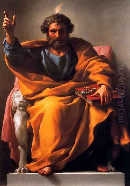 St. John the Baptist preaching Oil Painting by Anton Raphael Mengs