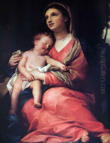 Virgin with the child by Anton Raphael Mengs