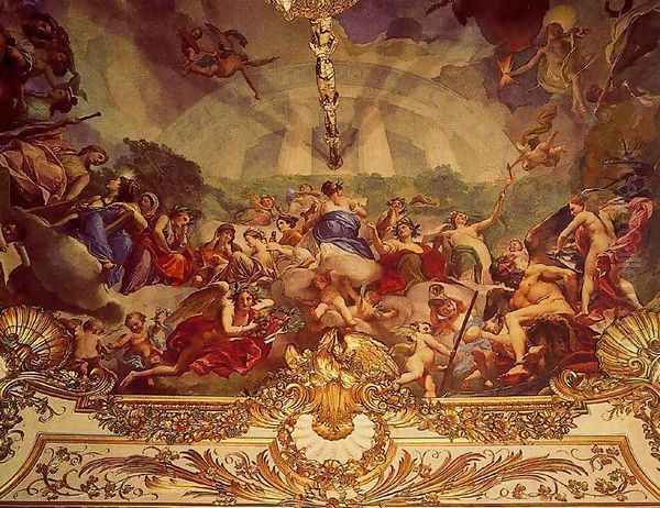 The apotheosis of Trajan Oil Painting by Anton Raphael Mengs