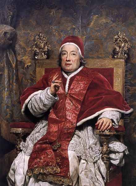 Clement XIII Rezzonico Oil Painting by Anton Raphael Mengs