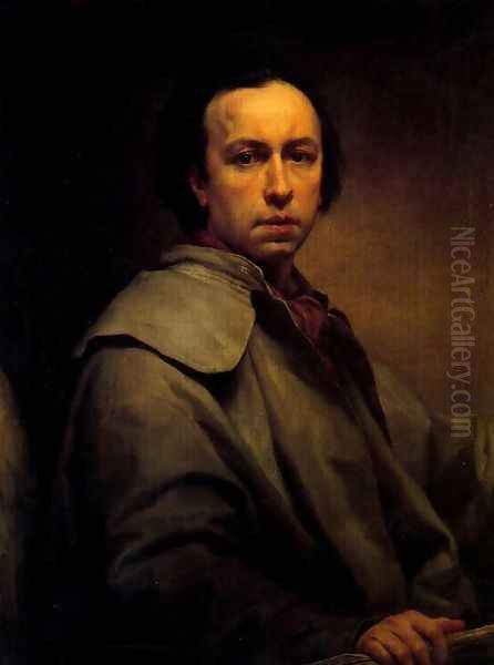 Self-portrait 5 Oil Painting by Anton Raphael Mengs