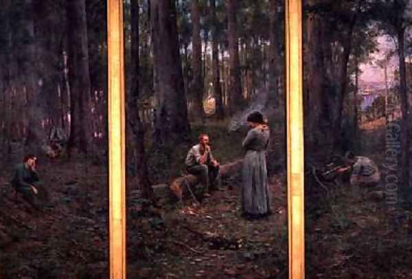 The Pioneers 1904 Oil Painting by Frederick McCubbin