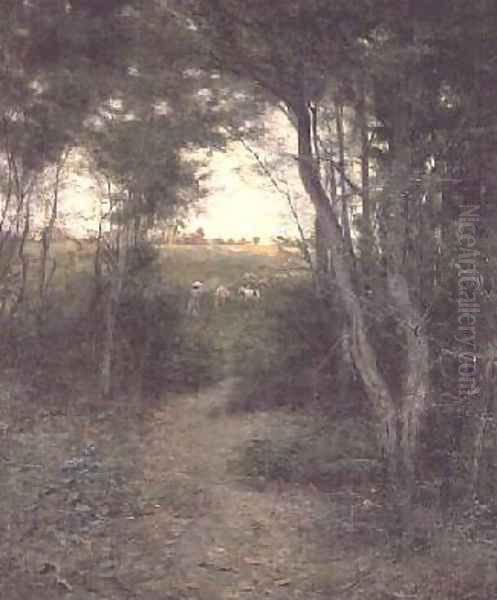 The Bush near Heidelberg Melbourne 1898 Oil Painting by Frederick McCubbin