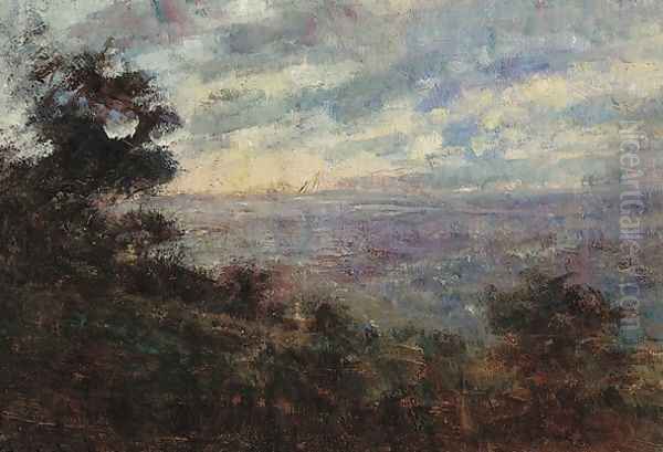 View from Mount Macedon Oil Painting by Frederick McCubbin