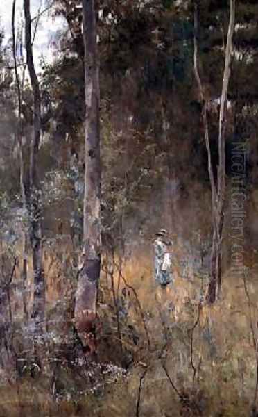 Lost 1886 Oil Painting by Frederick McCubbin