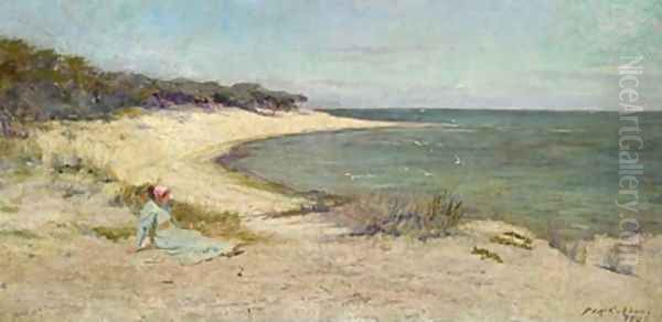 Summer Sea 1895 Oil Painting by Frederick McCubbin