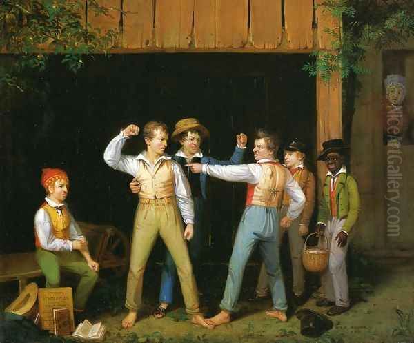 School Boys Quarreling Oil Painting by William Sidney Mount