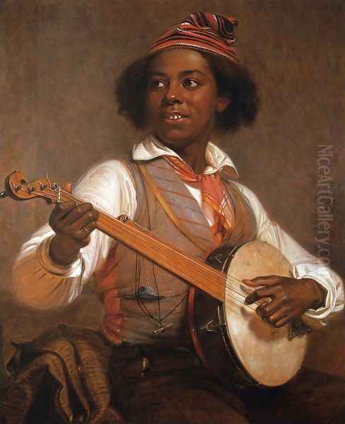 The Banjo Player Oil Painting by William Sidney Mount