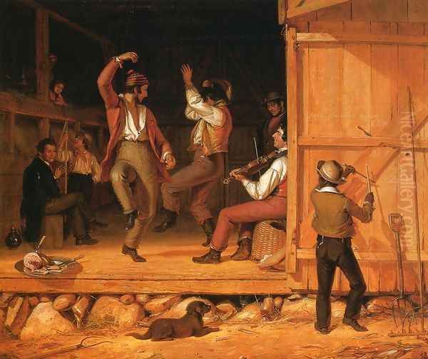 Dance of the Haymakers Oil Painting by William Sidney Mount