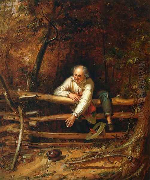 Loss and Gain Oil Painting by William Sidney Mount