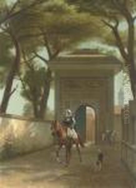 Return To The Palace Oil Painting by Jean-Leon Gerome