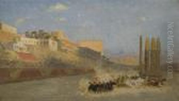 The Circus Maximus Oil Painting by Jean-Leon Gerome