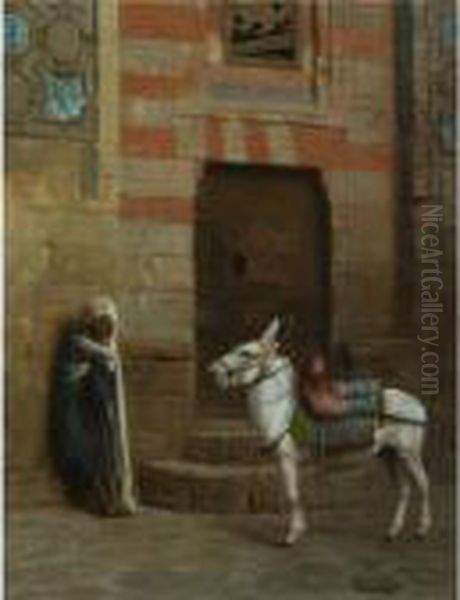 Ane Egyptien Oil Painting by Jean-Leon Gerome