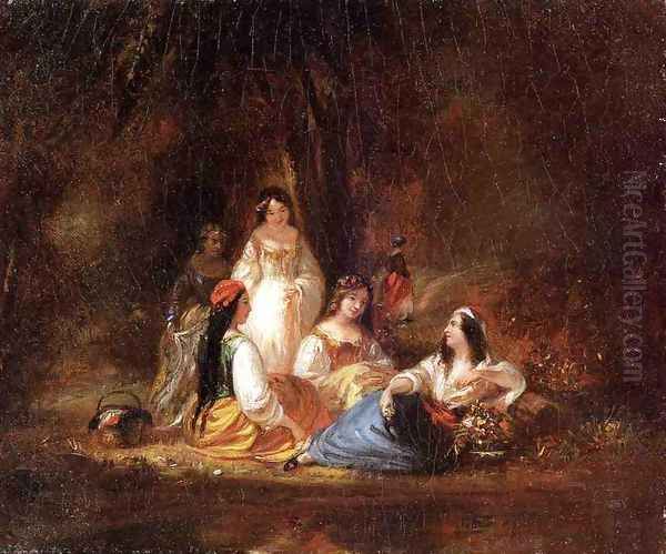 The Picnic Oil Painting by William Sidney Mount