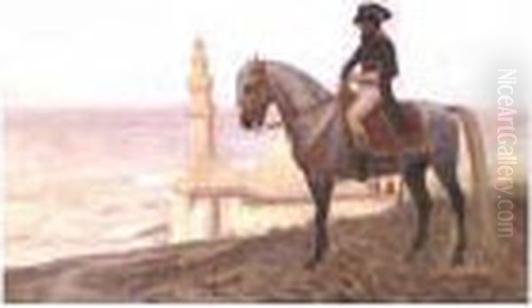 Napoleon At Cairo: A Study Oil Painting by Jean-Leon Gerome