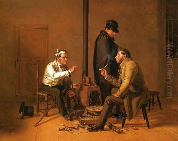 The Long Story Oil Painting by William Sidney Mount