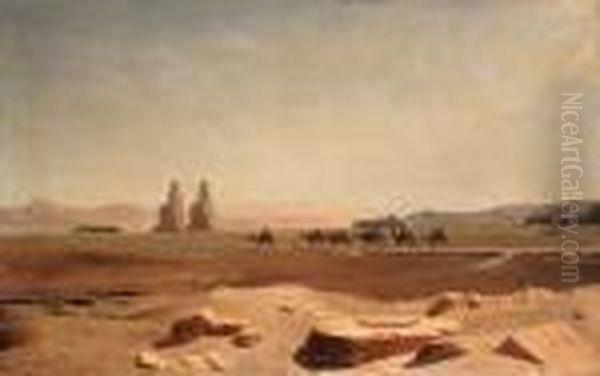 Grme, J.-l.
Vue De La Plaine De Thebes Oil Painting by Jean-Leon Gerome