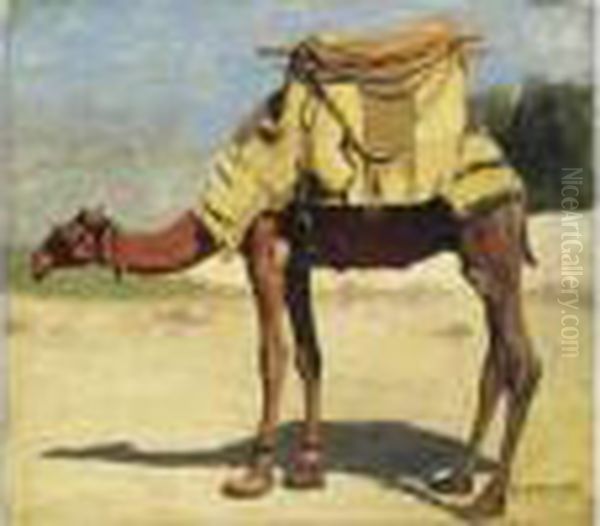 Signee En Bas A Droite Oil Painting by Jean-Leon Gerome