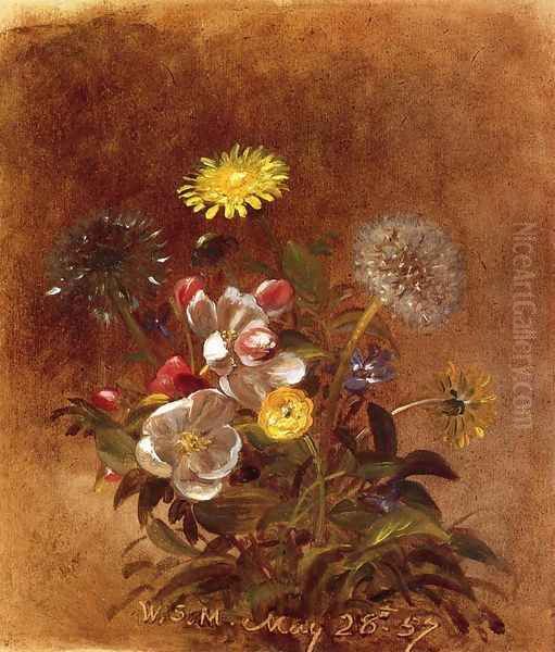 Spring Bouquet Oil Painting by William Sidney Mount