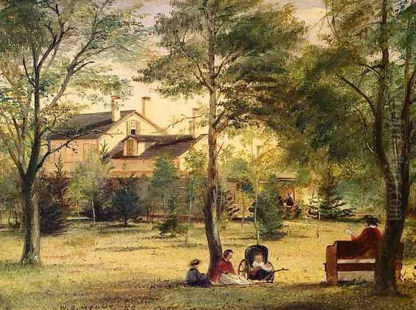 The Residence of the Honorable William H. Ludlow Oil Painting by William Sidney Mount