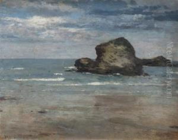 Sea Scene. Oil Painting by Henri Gervex