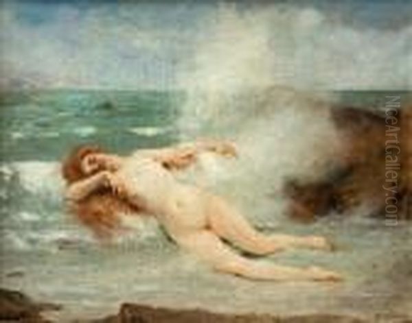 Rulee Per La Vague Oil Painting by Henri Gervex