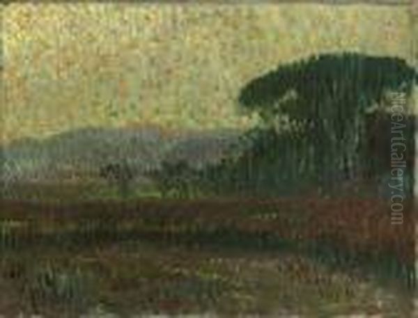 Landscape With Trees Oil Painting by Leo Gestel