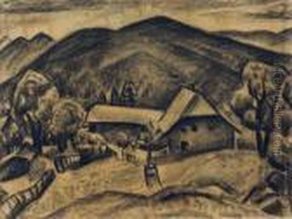 Schwarzwald, Germany Oil Painting by Leo Gestel