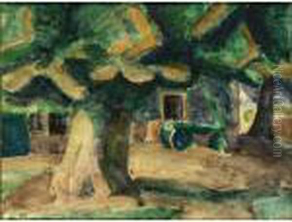 De Beemster Oil Painting by Leo Gestel