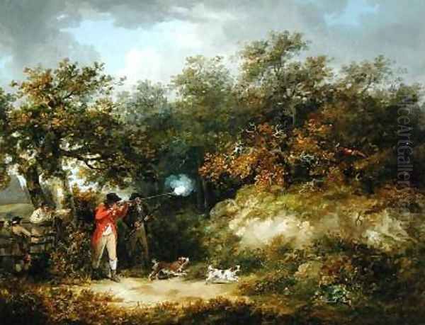 Pheasant Shooting 2 Oil Painting by George Morland