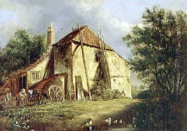 The Old Farm Oil Painting by George Morland