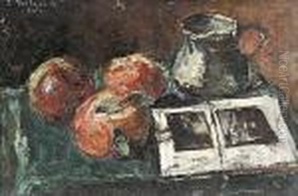 Bodegon Oil Painting by Petrascu Gheorghe