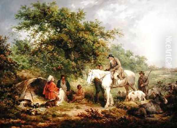 Morning or the Benevolent Sportsman 1792 Oil Painting by George Morland